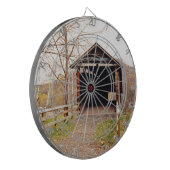 Gedeckte Brücke Dartscheibe (Vorderseite Links)