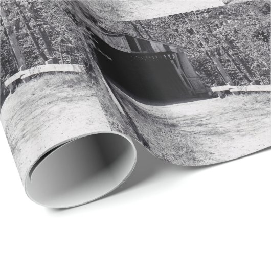 Gedeckte Brücke Geschenkpapier (Rolleneckpunkt)