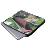 Gedeckte Brücke Laptopschutzhülle (Vorne Knopf)