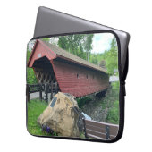 Gedeckte Brücke Laptopschutzhülle (Vorderseite Links)