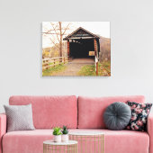 Gedeckte Brücke Leinwanddruck (Insitu (Wohnzimmer))