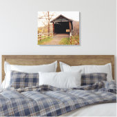 Gedeckte Brücke Leinwanddruck (Insitu (Schlafzimmer))