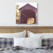 Gedeckte Brücke Leinwanddruck (Insitu (Schlafzimmer))