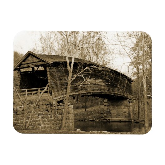 Gedeckte Brücke Magnet (Horizontal)