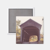 Gedeckte Brücke Magnet (Vorderseite/Rückseite)