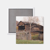 Gedeckte Brücke Magnet (Vorderseite/Rückseite)