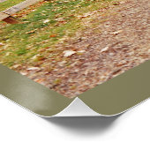 Gedeckte Brücke Poster (Ecke)