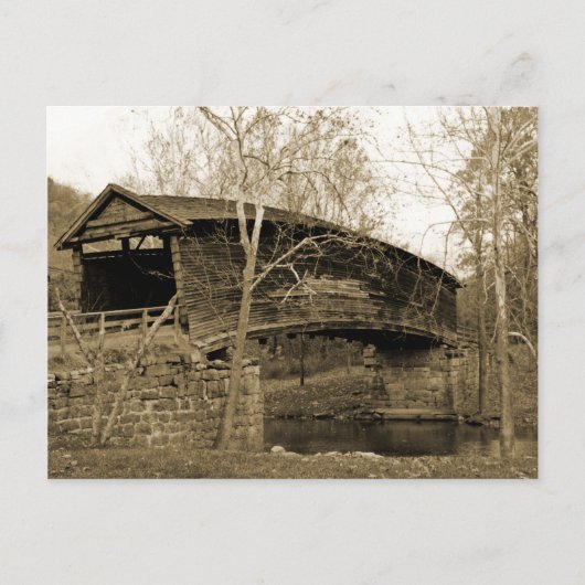 Gedeckte Brücke Postkarte (Vorderseite)