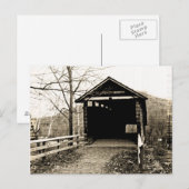 Gedeckte Brücke Postkarte (Vorne/Hinten)