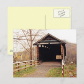 Gedeckte Brücke Postkarte (Vorne/Hinten)