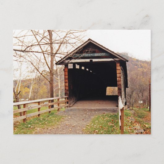 Gedeckte Brücke Postkarte (Vorderseite)