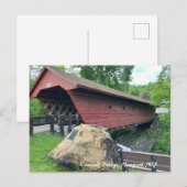 Gedeckte Brücke Postkarte (Vorne/Hinten)