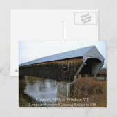 Gedeckte Brücke Postkarte (Vorne/Hinten)
