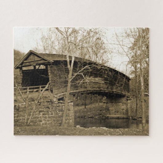 Gedeckte Brücke Puzzle (Horizontal)