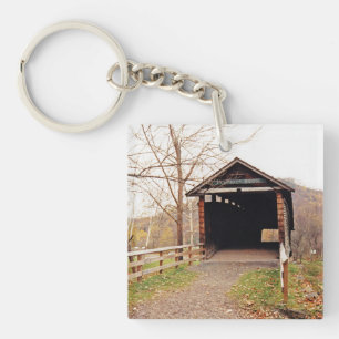 Gedeckte Brücke Schlüsselanhänger