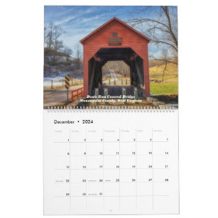 Gedeckte Brücken des US-Kalenders Kalender