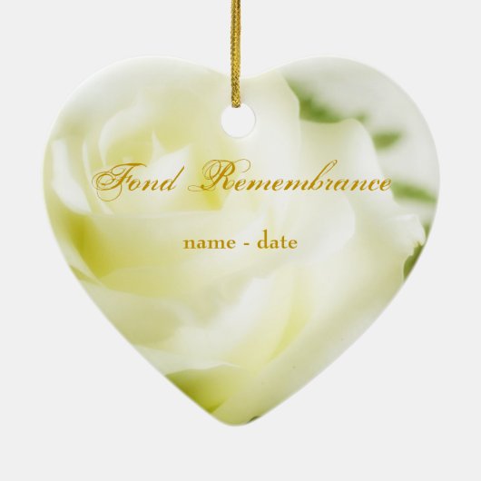 Gedeckte Erinnerung Keramikornament (Hinten)