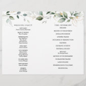 Gedeckte Hochzeitsfeier Flyer (Hinten)