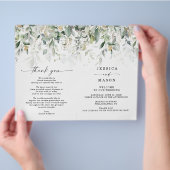 Gedeckte Hochzeitsfeier Flyer (Hand)