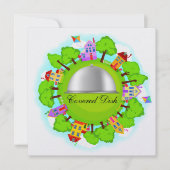 Gedeckte Speisen - Nachbarschaftsereignis - SRF Einladung (Vorderseite)