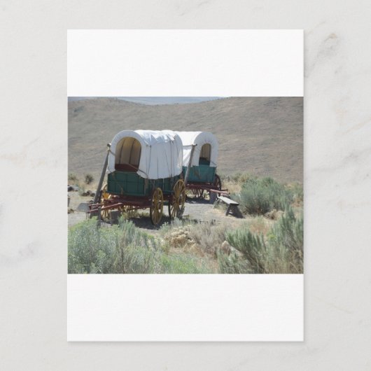 Gedeckte Wagen Postkarte (Vorderseite)