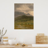 Gedeckte Wagen von Bierstadt (0101A) Poster (Küche)