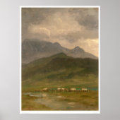 Gedeckte Wagen von Bierstadt (0101A) Poster (Vorne)