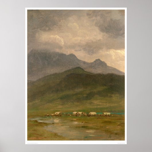 Gedeckte Wagen von Bierstadt (0101A) Poster (Vorne)
