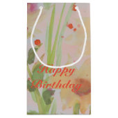 Gedeckte Wasserfarbe Kleine Geschenktüte (Rückseite)