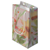 Gedeckte Wasserfarbe Kleine Geschenktüte (Vorderseite Schrägansicht)