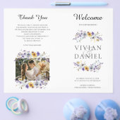 Gedeckte Wildblumen für Hochzeiten Flyer (Einzeln)