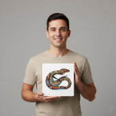 Gedeckter Erdschlauch Quadratische Wanduhr