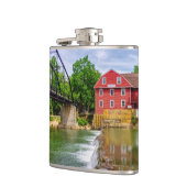 Gedeckter Wasserfall auf dem Seeweg Flachmann (Links)