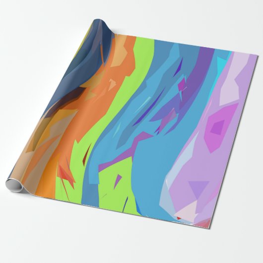Gedeckter Wasserfall Geschenkpapier (Ungerollt)