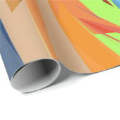 Gedeckter Wasserfall Geschenkpapier (Rolleneckpunkt)