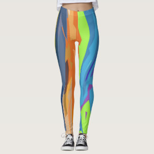 Gedeckter Wasserfall Leggings