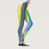 Gedeckter Wasserfall Leggings (Rechts)