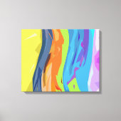 Gedeckter Wasserfall Leinwanddruck (Vorderseite)