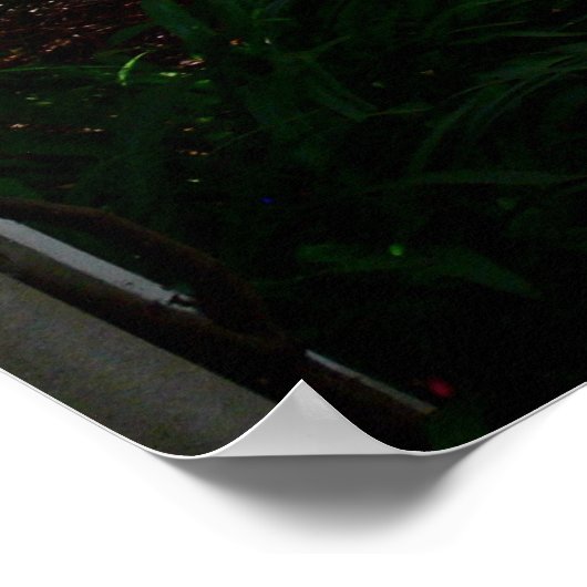 Gedeckter Weg Poster (Ecke)