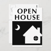 Gedecktes Haus / Wohnungsbau: Formen des Pops Postkarte (Vorne/Hinten)