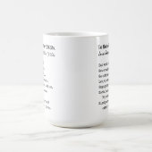 Gedeihen Sie 2026 Morgen-Mindfulness Kaffeetasse (Mittel)