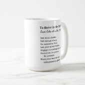 Gedeihen Sie 2026 Morgen-Mindfulness Kaffeetasse (VorderseiteRechts)
