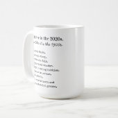 Gedeihen Sie 2026 Morgen-Mindfulness Kaffeetasse (Vorderseite Links)