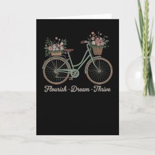 Gedeihen Traum Erfolg Floral Fahrrad Trump Subtil Karte