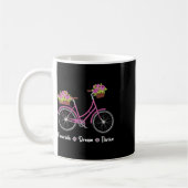 Gedeihen Traum Erfolgreich Blumen Fahrrad Subtil 8 Kaffeetasse (Links)