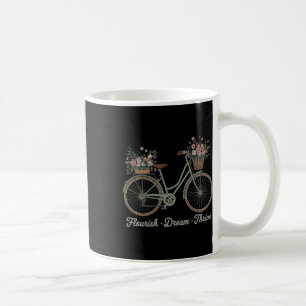 Gedeihen Traum Erfolgreich Floral Fahrrad Trump Su Kaffeetasse
