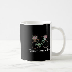 Gedeihen Traum Gedeihen Florales Fahrrad Subtil 86 Kaffeetasse