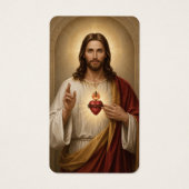 Gedenk-Andachtskarten mit Herz Jesu für spanische  (Vorderseite)