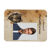 Gedenk-Andenken Wolf Wölfe Tier Magnet (Horizontal)
