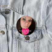 Gedenk-Feier-Foto für Beerdigung und Trauerfeier Button (Beispiel)